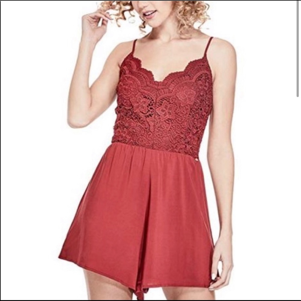 Guess Klarissa Crochet Romper